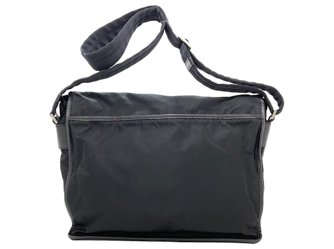 Borsa a Spalla Prada Logo Nero - vista 2
