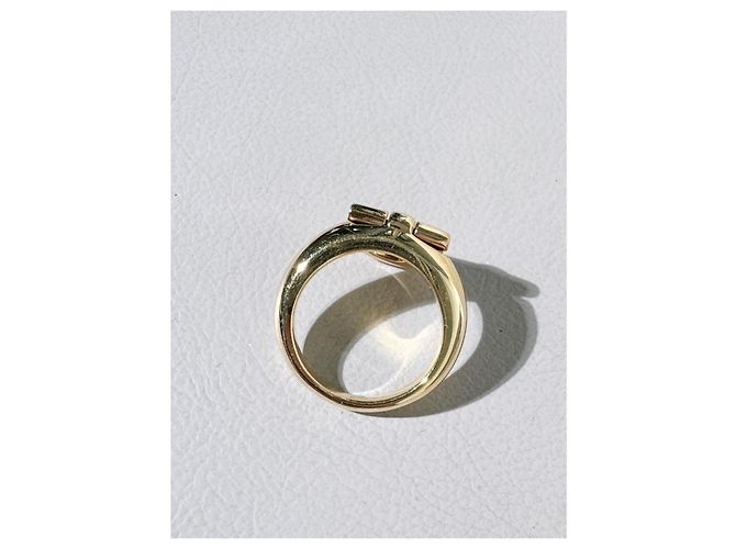 Anello Salvatore Ferragamo Gancini in oro giallo 18K D'oro - vista 5