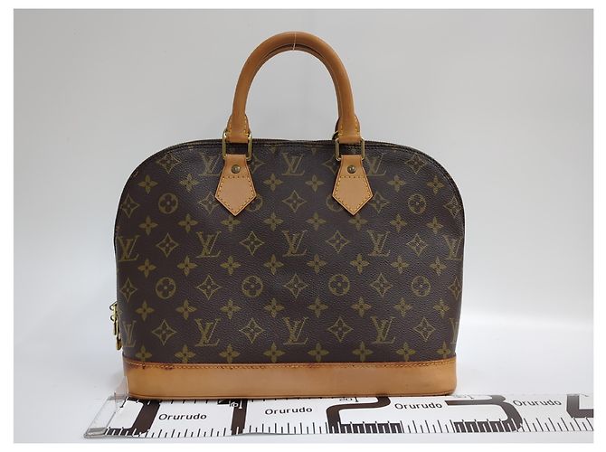 Louis Vuitton Alma Handbag Monogram Canvas PM Brown - view 2