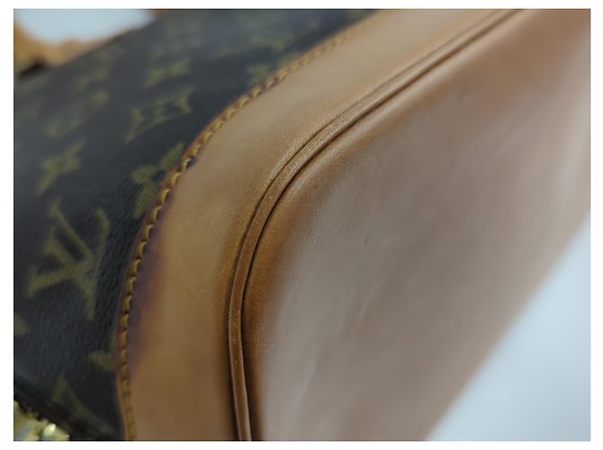 Louis Vuitton Alma Handbag Monogram Canvas PM Brown - view 3