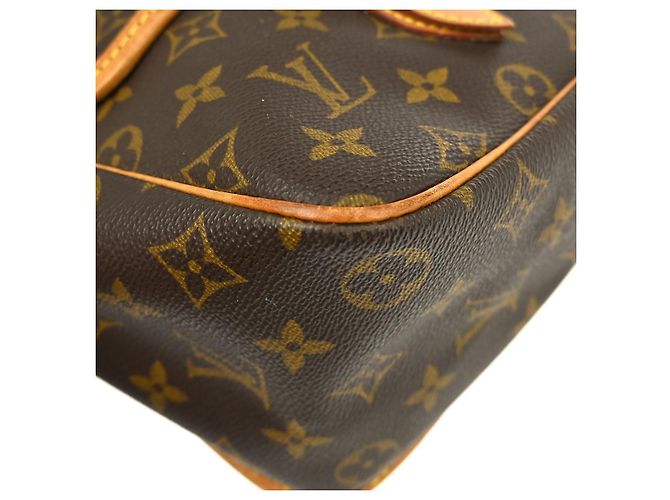 Louis Vuitton Sac Gibeciere Messenger Bag Monogram Canvas GM Marrone - vista 7