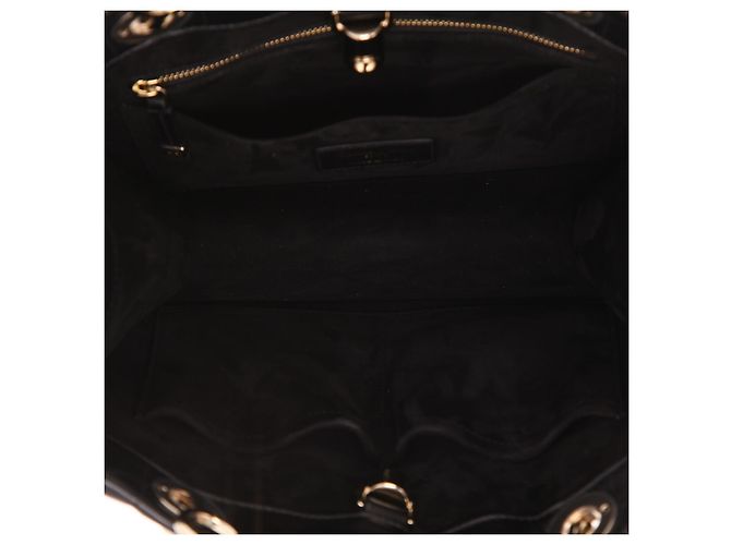 Tote Christian Dior Essential Archicannage Quilt in pelle di vitello Large Nero - vista 3