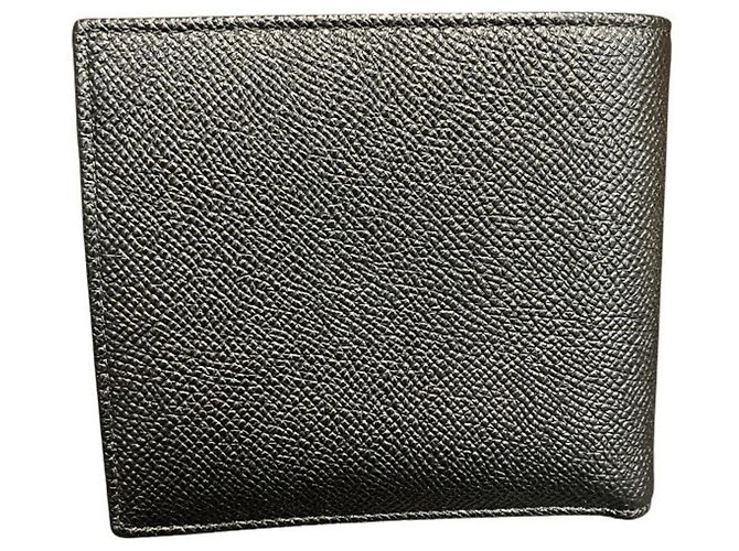 Bulgari Bvlgari Bi-fold Wallet for Men Black Blue - view 2