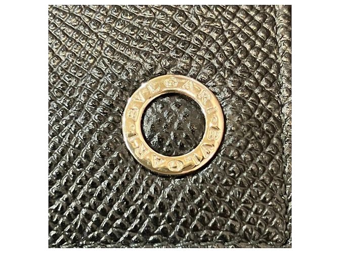 Bulgari Bvlgari Bi-fold Wallet for Men Black Blue - view 6
