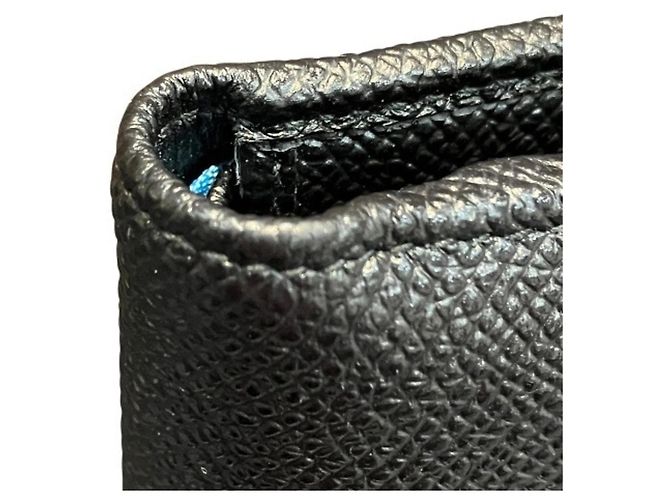 Bulgari Bvlgari Bi-fold Wallet for Men Black Blue - view 7