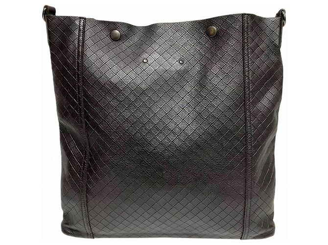 Borsa Bottega Veneta Intreccio Mirage Marrone scuro - vista 2