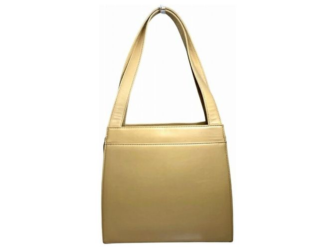 Chanel Schultertasche Tote aus cremefarbenem Leder Roh - Ansicht 2