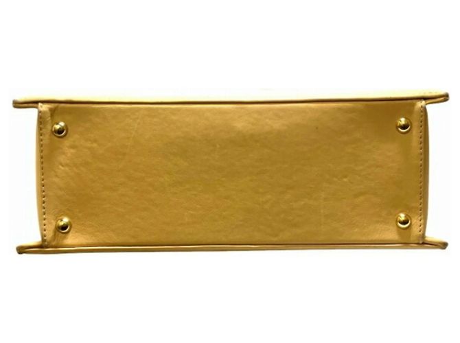 Chanel Schultertasche Tote aus cremefarbenem Leder Roh - Ansicht 3
