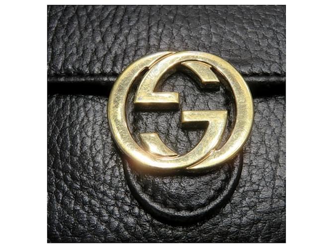 Gucci Interlocking G Tri-fold Wallet Schwarz - Ansicht 7