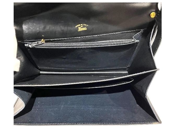 Borsa a mano e borsa a tracolla Gucci Old Interlocking G Flap Nero - vista 9