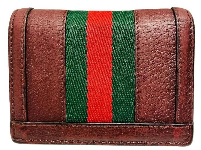 Gucci Ophidia GG Supreme Bi-fold Wallet Bordeaux - Ansicht 2
