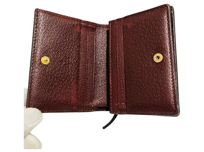 Gucci Ophidia GG Supreme Bi-fold Wallet Bordeaux - Ansicht 3