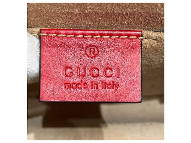 Borsa a mano/Borsa a tracolla Gucci Sylvie 431666 Rosso - vista 4