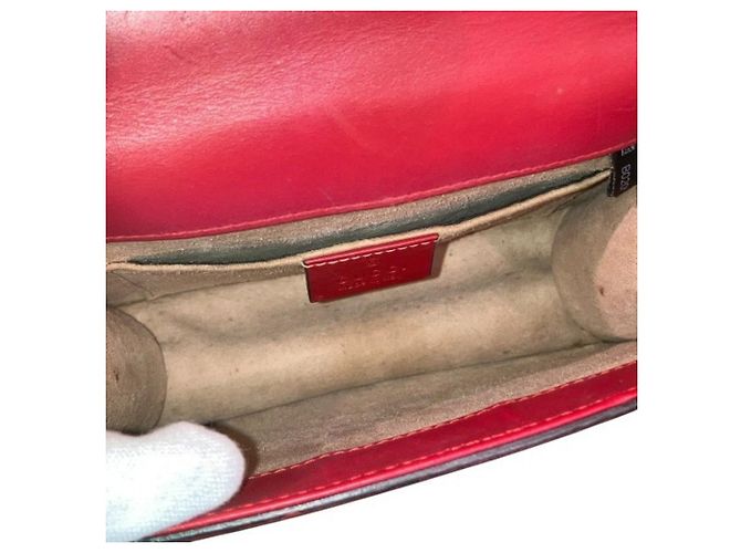 Borsa a mano/Borsa a tracolla Gucci Sylvie 431666 Rosso - vista 5