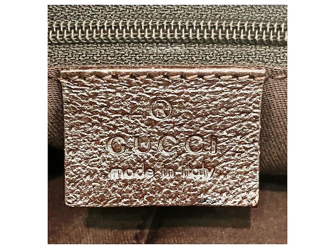 Borsa a Spalla Gucci GG Canvas Marrone - vista 4