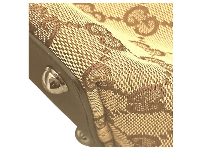 Borsa a Spalla Gucci GG Canvas Marrone - vista 6