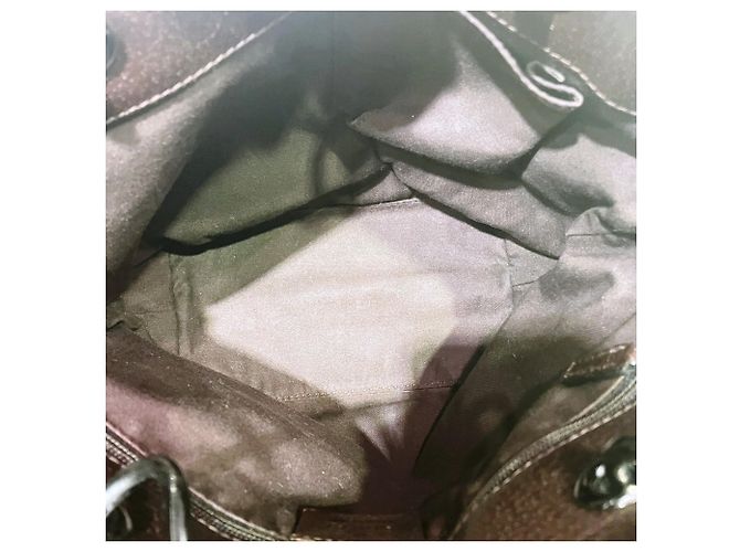 Borsa a Spalla Gucci GG Canvas Marrone - vista 7
