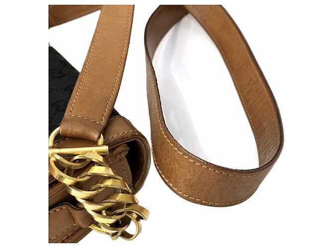 Borsa a Spalla Gucci Horsebit Marrone - vista 9