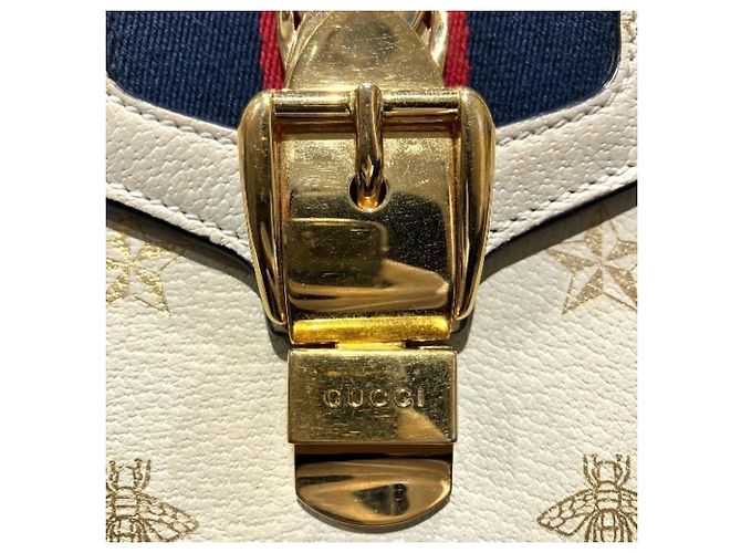 Borsa Gucci Sylvie Bee Star 470270 Crudo - vista 9