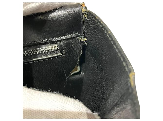 Céline Borsa Double Flap Celine Gancini Hardware Nero - vista 6