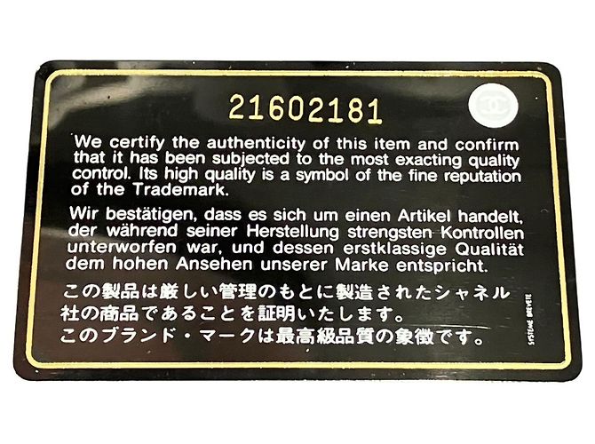 Chanel Long Wallet aus schwarzem Lammleder - view 5