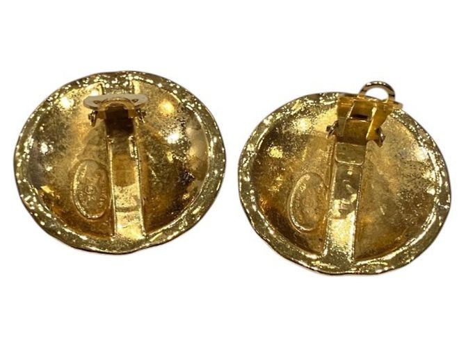 Orecchini a clip Chanel Matelassé Coco Mark Gold D'oro - vista 6