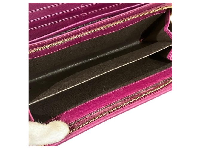Gucci Double G Continental Wallet Pink Rot Lila - Ansicht 6