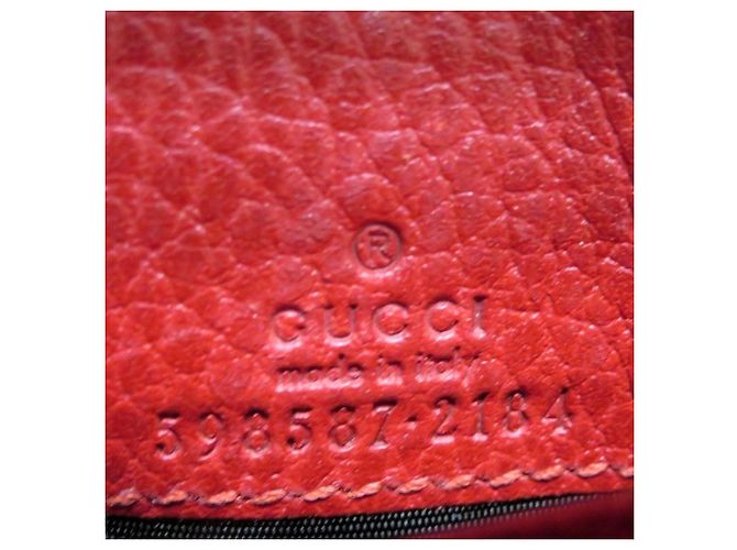 Cartera Compacta Gucci Double G Roja - vista 4