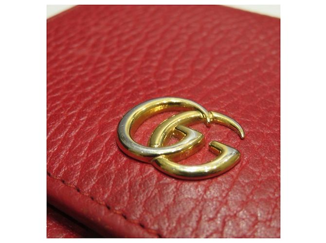 Cartera Compacta Gucci Double G Roja - vista 5