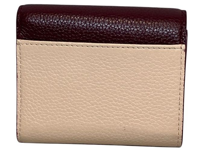 Gucci Double G Mini-Wallet zweifarbig Braun Pink - Ansicht 2
