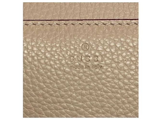 Gucci Double G Mini-Wallet zweifarbig Braun Pink - Ansicht 4