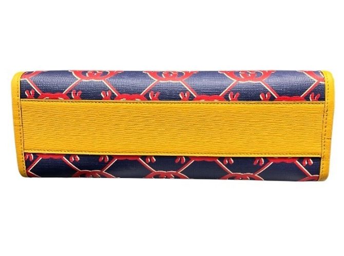 Borsa Tote per bambini Gucci Interlocking G Snail Giallo Blu navy - vista 3