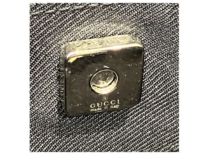 Gucci Canvas Tote Bag Black - view 9