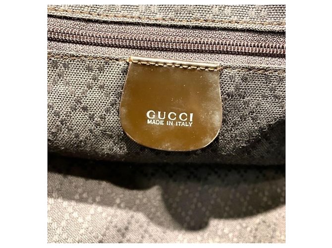 Borsa Gucci Bamboo - Pelle marrone - vista 4
