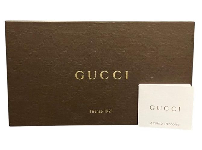 Gucci Horsebit Lederlanger Geldbeutel Braun - Ansicht 5