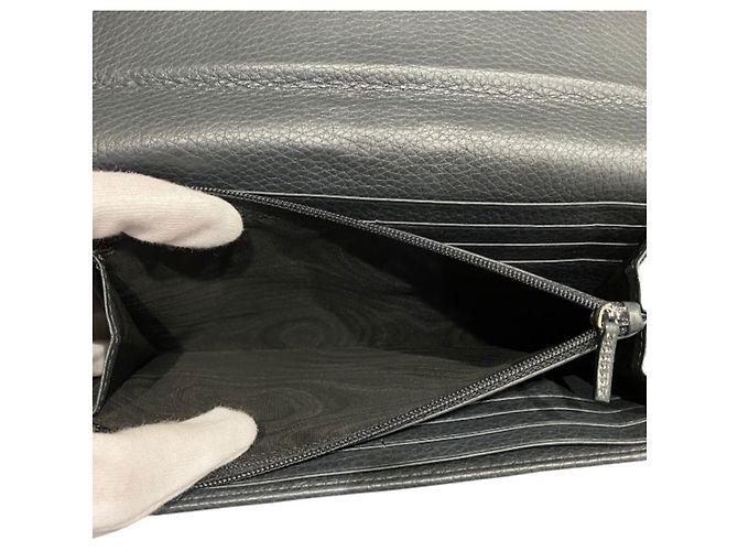 Gucci Horsebit Lederlanger Geldbeutel Braun - Ansicht 6