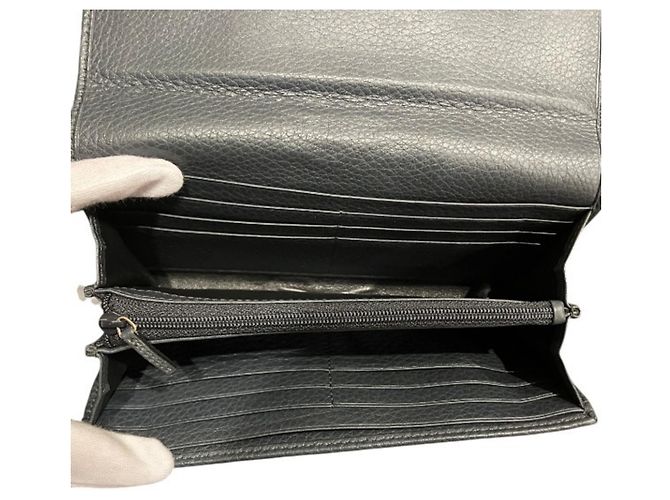 Gucci Horsebit Lederlanger Geldbeutel Braun - Ansicht 7