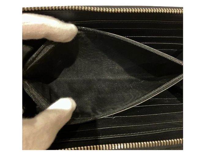 Gucci Microguccissima Black Leather Long Wallet - view 6