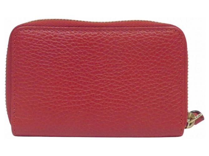 Monedero de cuero rojo Gucci Roja - vista 2