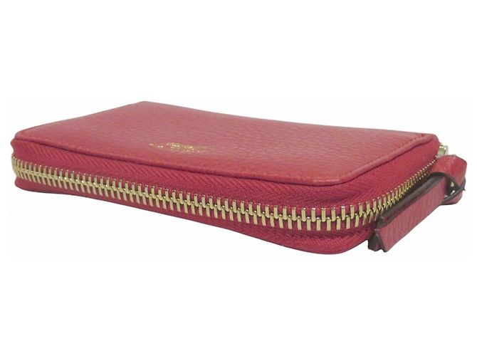 Monedero de cuero rojo Gucci Roja - vista 7