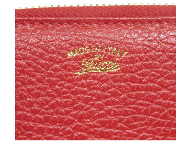 Monedero de cuero rojo Gucci Roja - vista 9