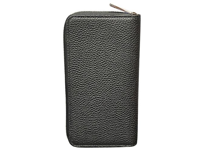Gucci Long Wallet aus schwarzem Leder - Ansicht 2