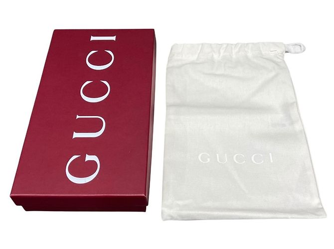Gucci Long Wallet aus schwarzem Leder - Ansicht 5