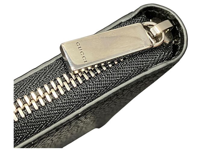 Gucci Long Wallet aus schwarzem Leder - Ansicht 6