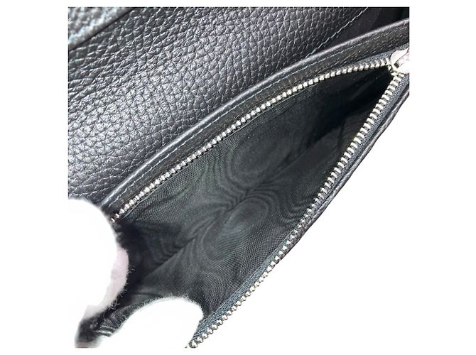 Gucci Long Wallet aus schwarzem Leder - Ansicht 7