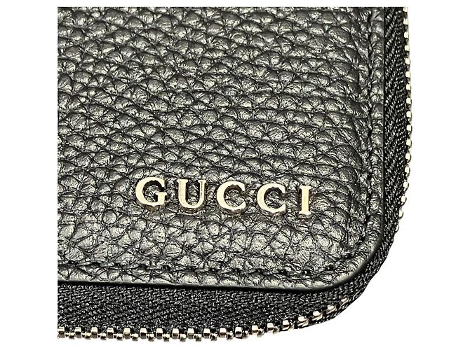 Gucci Long Wallet aus schwarzem Leder - Ansicht 8