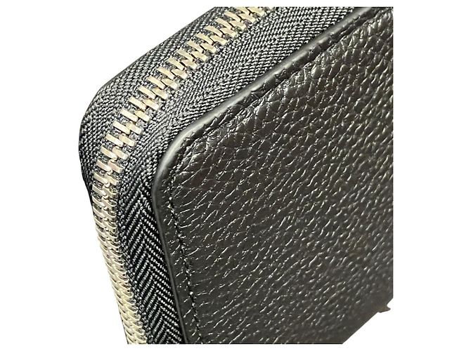 Gucci Long Wallet aus schwarzem Leder - Ansicht 9