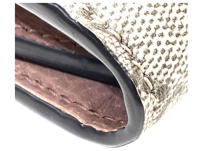 Cartera Bi-fold Gucci en piel beige - vista 8
