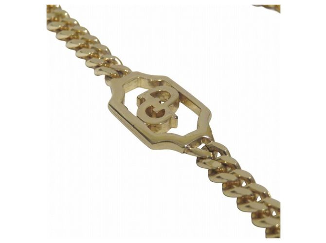 Collana a catena lunga placcata oro Christian Dior D'oro - vista 7