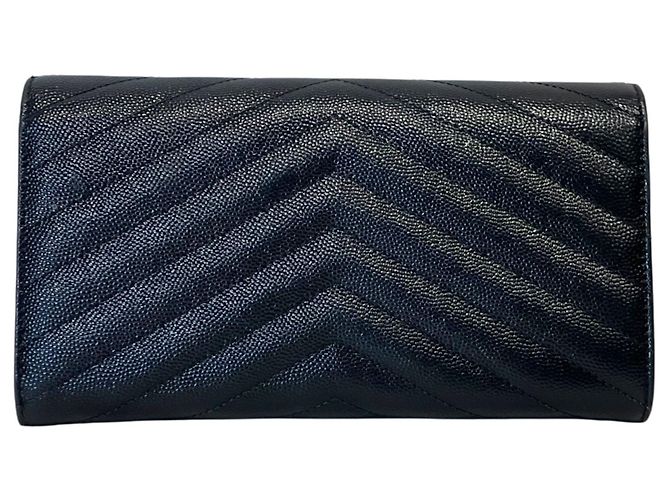 Cartera Cassandra Matelassé Large Flap Saint Laurent Negro - vista 2